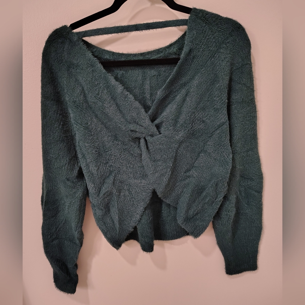 American Eagle Outfitters Green Sweater - Picture 2 of 5